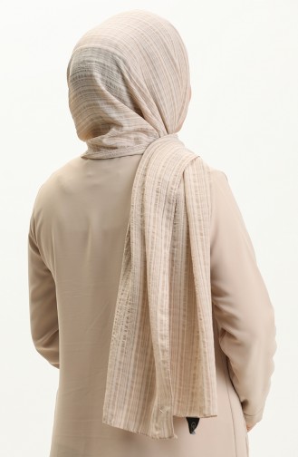 Châle Coton Misto M2687-06 Beige 2687-06