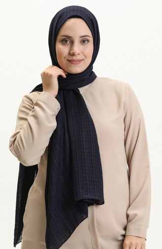 Misto Cotton Shawl M2687-11 Navy Blue 2687-11