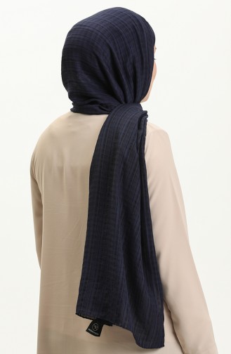 Misto Cotton Shawl M2687-11 Navy Blue 2687-11