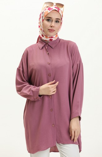 Tunika mit Fledermausärmel und Knopfleiste 24Y8847-01 Rose  24Y8847-01