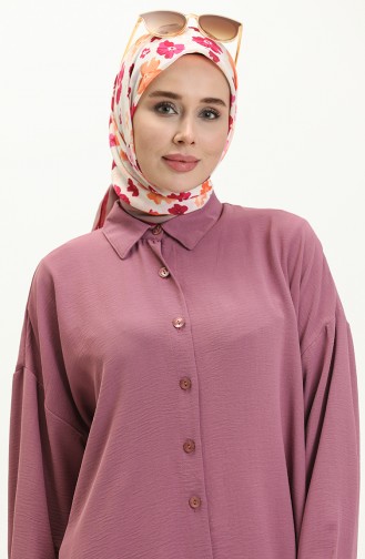 Tunika mit Fledermausärmel und Knopfleiste 24Y8847-01 Rose  24Y8847-01