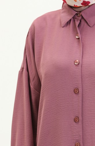 Tunika mit Fledermausärmel und Knopfleiste 24Y8847-01 Rose  24Y8847-01