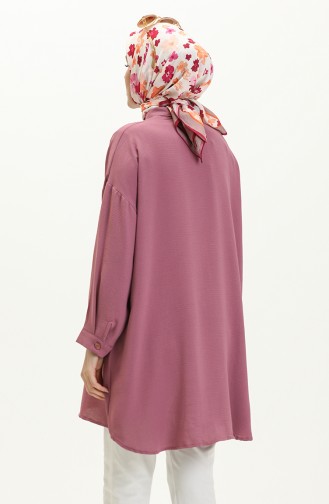 Tunika mit Fledermausärmel und Knopfleiste 24Y8847-01 Rose  24Y8847-01