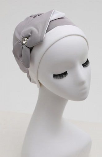 Light Gray Ready to Wear Turban 9029-22