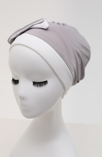 Light Gray Ready to Wear Turban 9029-22