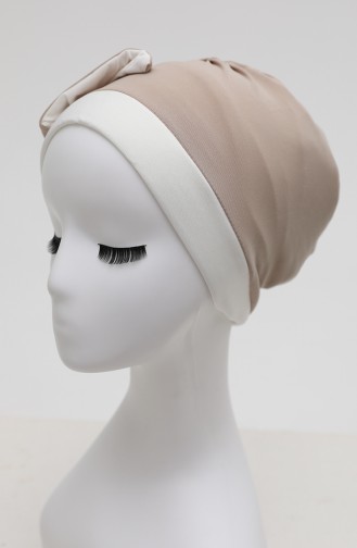 Beige Praktischer Turban 9029-21