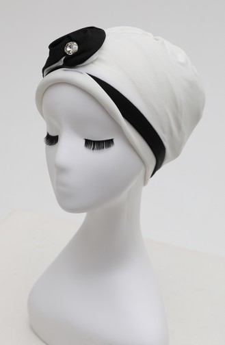 Ecru Ready to wear Turban 9031-18