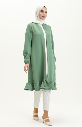 Cape à Volants 1849-13 Vert Noisette 1849-13
