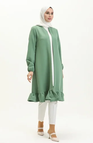 Cape à Volants 1849-13 Vert Noisette 1849-13