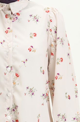 Digital Print Tunic 24Y8880-04 Ecru 24Y8880-04