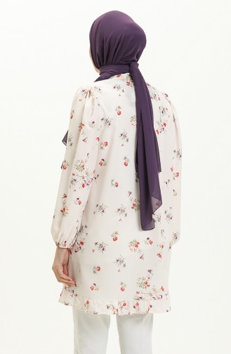 Digital Print Tunic 24Y8880-04 Ecru 24Y8880-04