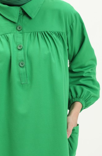 Terikoton Tunik 24Y8883-02 Zümrüt Yeşili 24Y8883-02