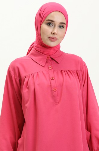 Terikoton Tunik 24Y8883-03 Fuşya 24Y8883-03