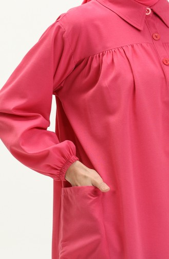 Terikoton Tunik 24Y8883-03 Fuşya 24Y8883-03