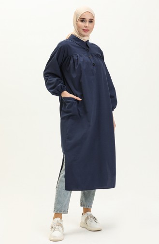 Terikoton Tunik 24Y8883-07 Lacivert 24Y8883-07