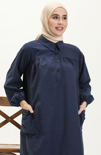 Terikoton Tunik 24Y8883-07 Lacivert 24Y8883-07