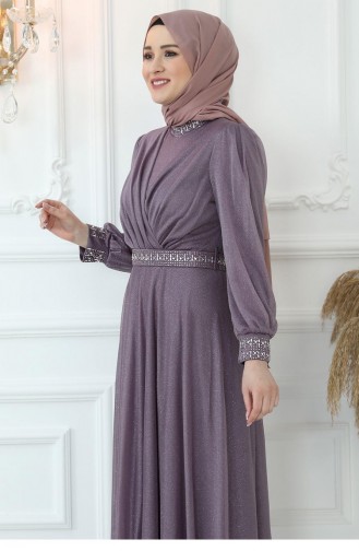Amine Hüma Beyza Abiye Lavanta