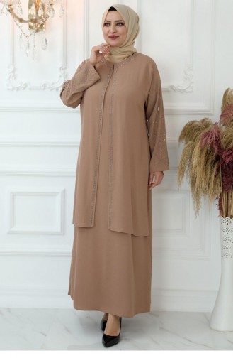 Amine Hüma Suzan Robe De Soirée Vison 2746