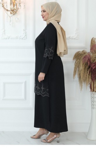 Robe Hijab Noir 2757