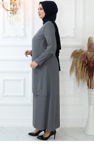 Robe Hijab Gris 2759