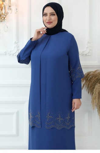 Robe Hijab Indigo 2762