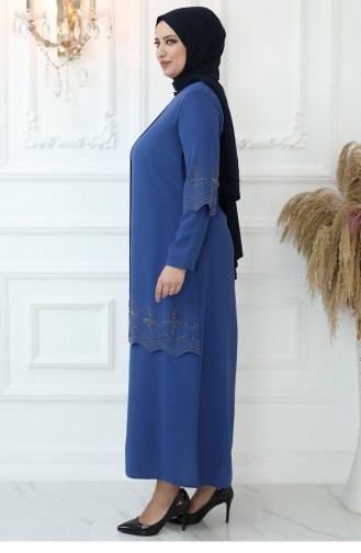 Robe Hijab Indigo 2762