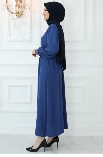 Indigo Hijab Kleider 2790