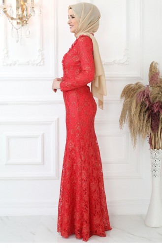 Belinay Abendkleid Rot 2797