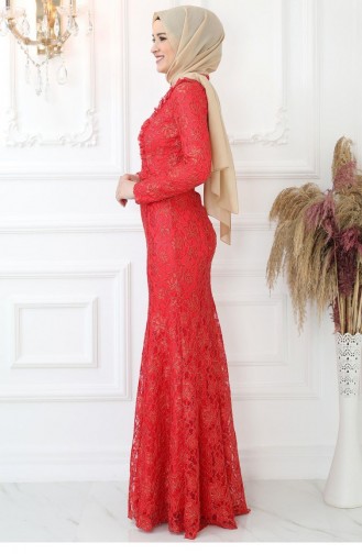 Robe De Soirée Belinay Rouge 2797