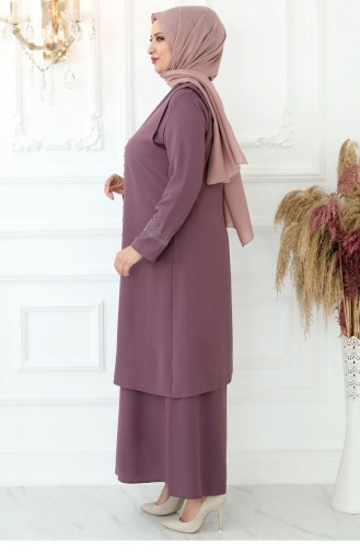 Habillé Hijab Rose Pâle 2808