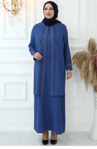 Habillé Hijab Indigo 2815