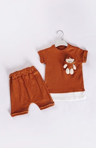 Tobacco Brown Baby & Kid Suit 01