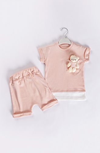 Ensembles Bébé et Enfant Saumon 03