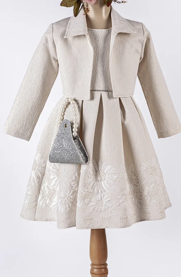 Robe Enfant Beige 2435BLRST-03
