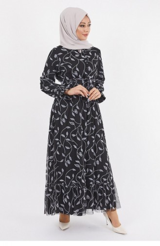 Naturfarbe Hijab Kleider 14247
