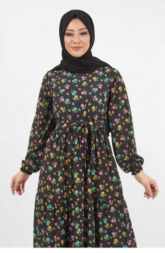Grün Hijab Kleider 14310