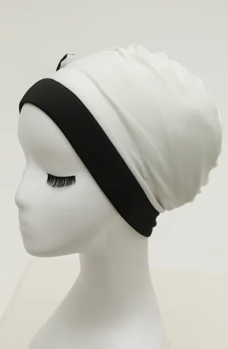 Ecru Ready to Wear Turban 9029-11