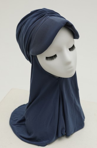 Indigo Praktischer Turban 0044-26