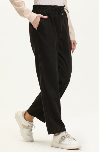 Elastic Waist Jeans 3605H-01 Bitter Brown 3605H-01