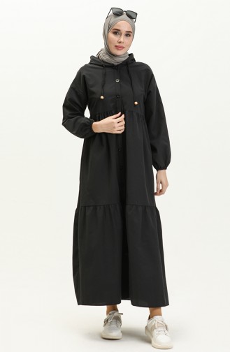 Black İslamitische Jurk 24Y8884-01