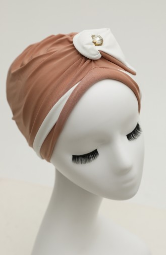 Milk Coffee Ready to Wear Turban 9031-20