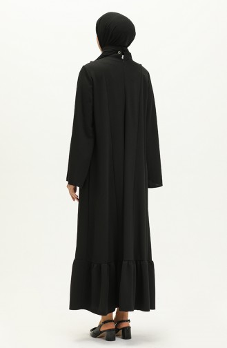 Black Hijab Dress 11m01-02