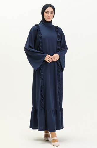 Indigo Hijab Dress 11m01-04