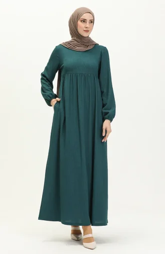 Petroleum Hijab Kleider 11m07-05