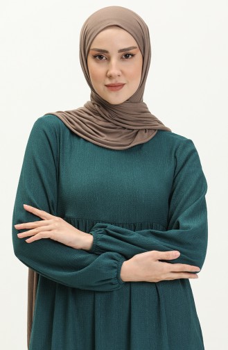 Petroleum Hijab Kleider 11m07-05