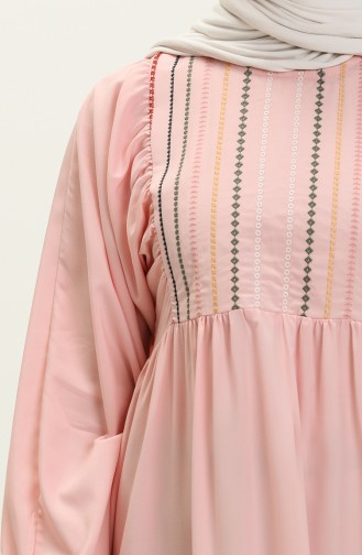 Besticktes Kleid 24Y8855-02 Puder 24Y8855-02