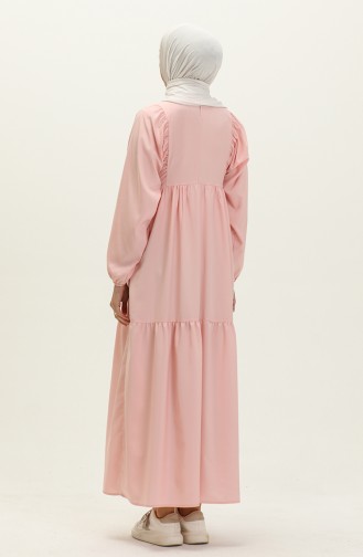 Besticktes Kleid 24Y8855-02 Puder 24Y8855-02