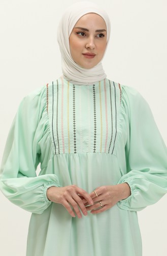 Embroidered Dress 24Y8855-03 Mint Green 24Y8855-03