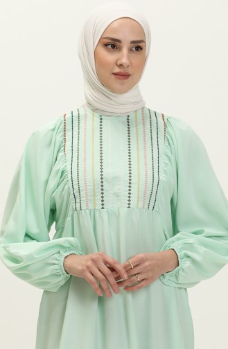 Besticktes Kleid 24Y8855-03 Mintgrün 24Y8855-03