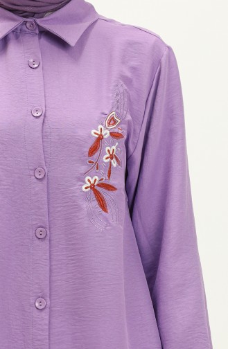 Embroidered Tunic 1006-04 Lilac 1006-04